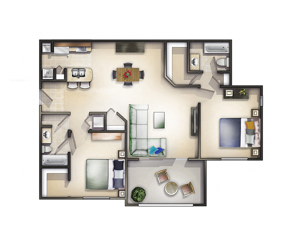 2110 Arbour Walk Circle 1-2 Beds Condo for Rent - Photo Gallery 18